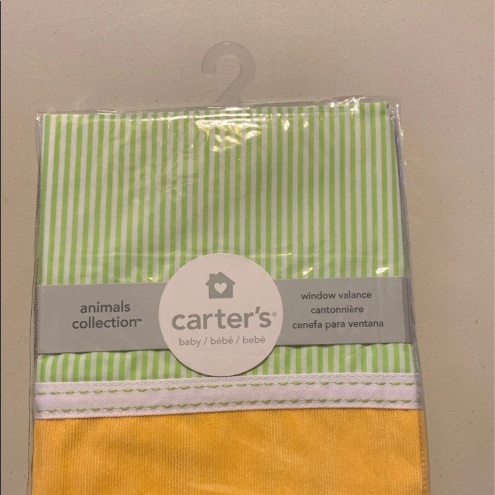 Carter's Animals Collection Window Valance New - Picture 2 of 3
